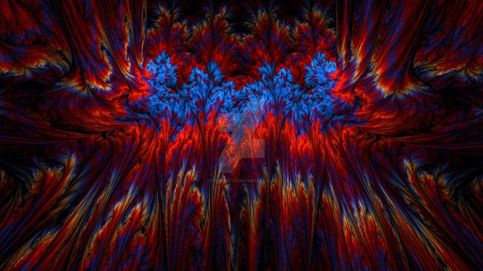 Psychedelic Spectra Wallpaper By Trip Artist