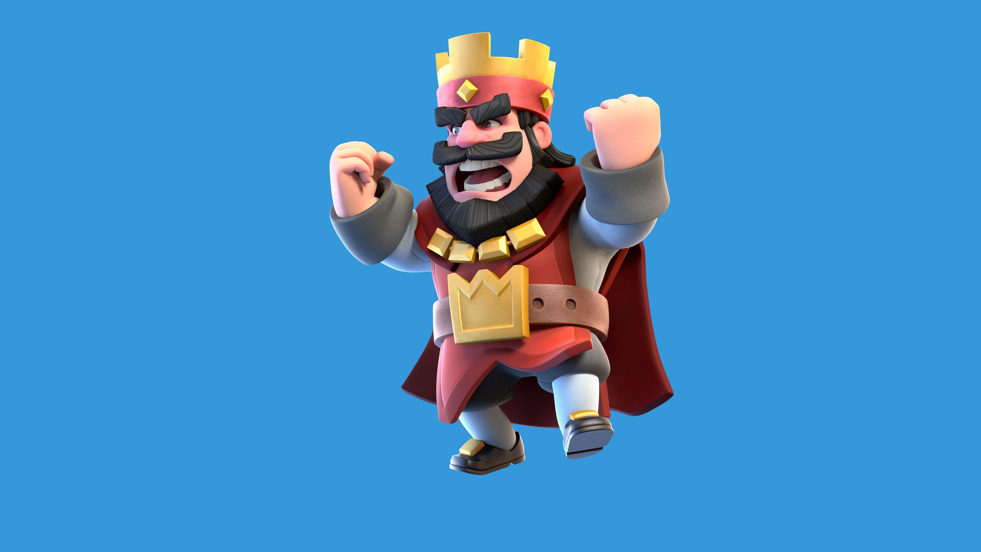 Clash Royale King Wallpapers Wallpaper Cave