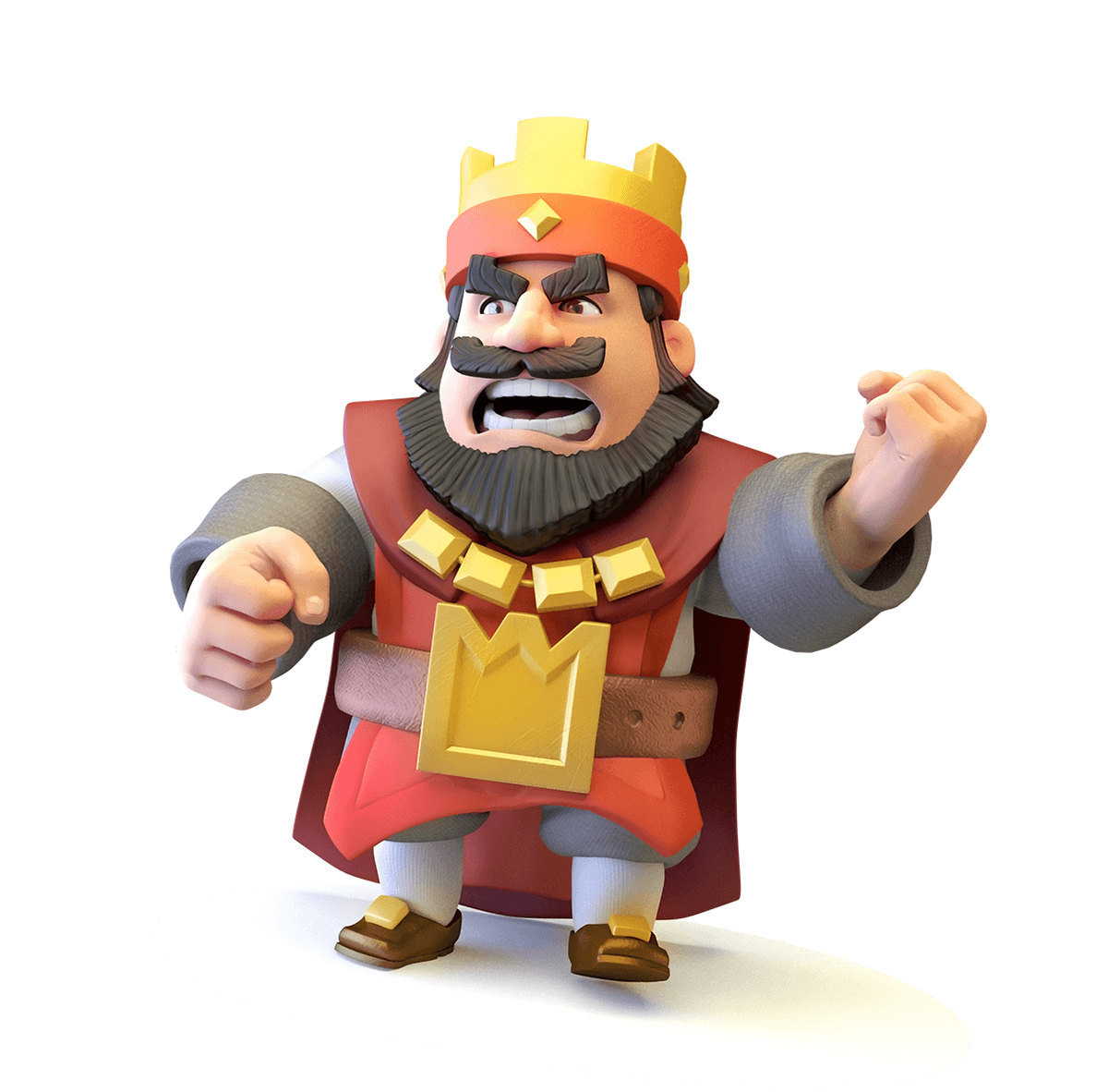 King from Clash Royale. character. Clash