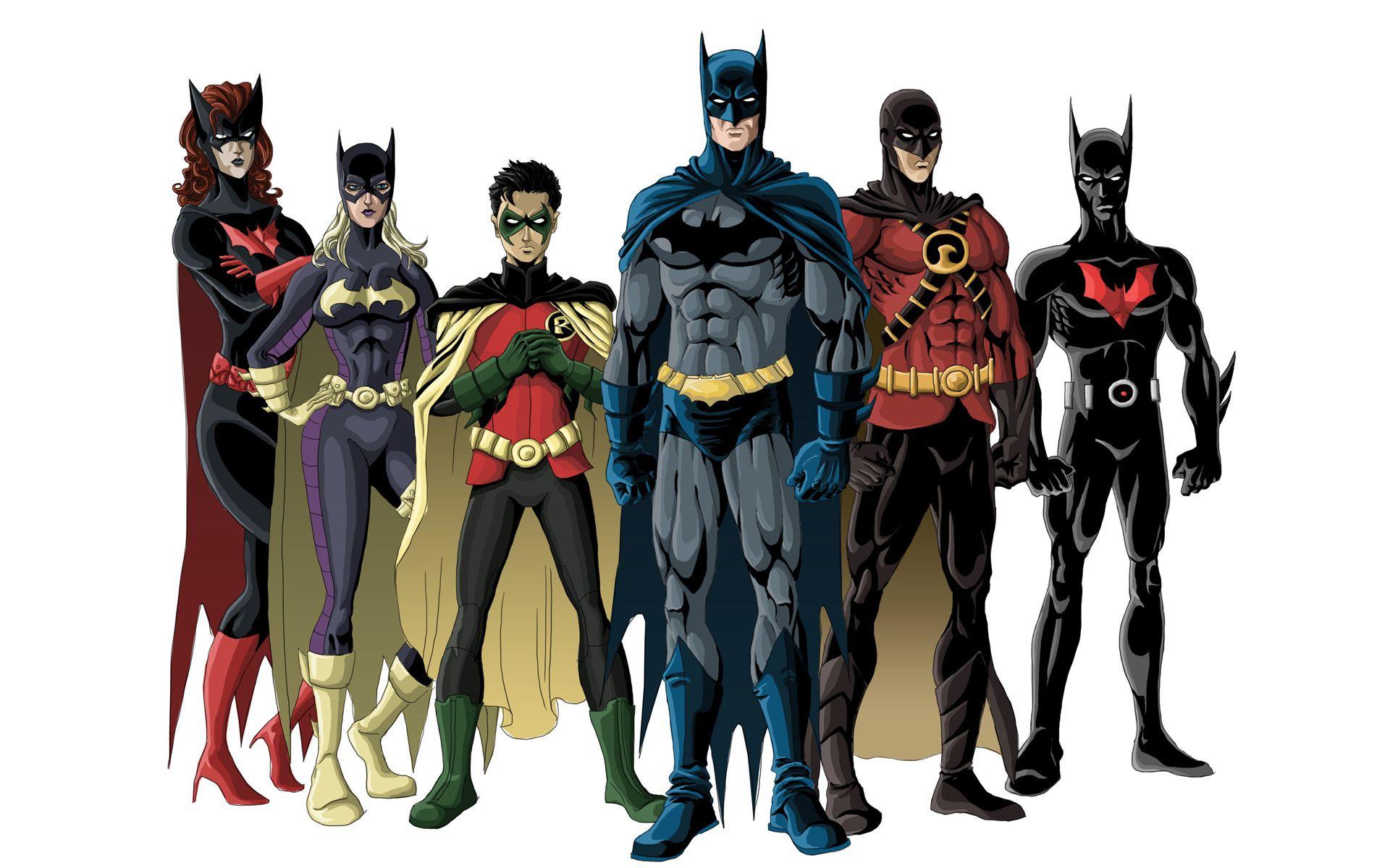 The Batman family comic wallpaper free desktop background