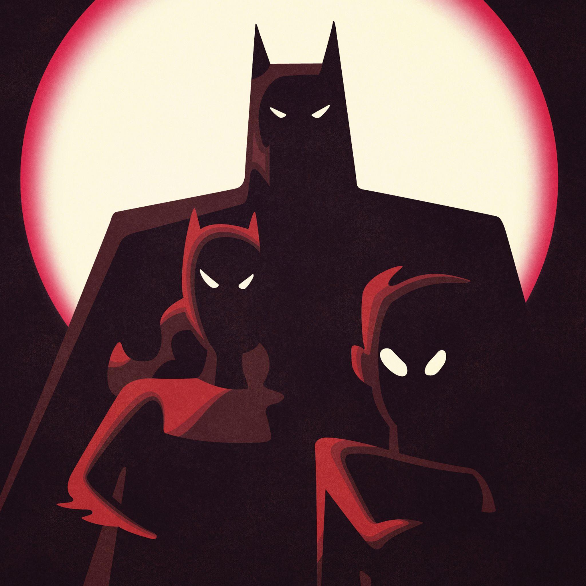 Wallpaper HD iPhone Batman Family