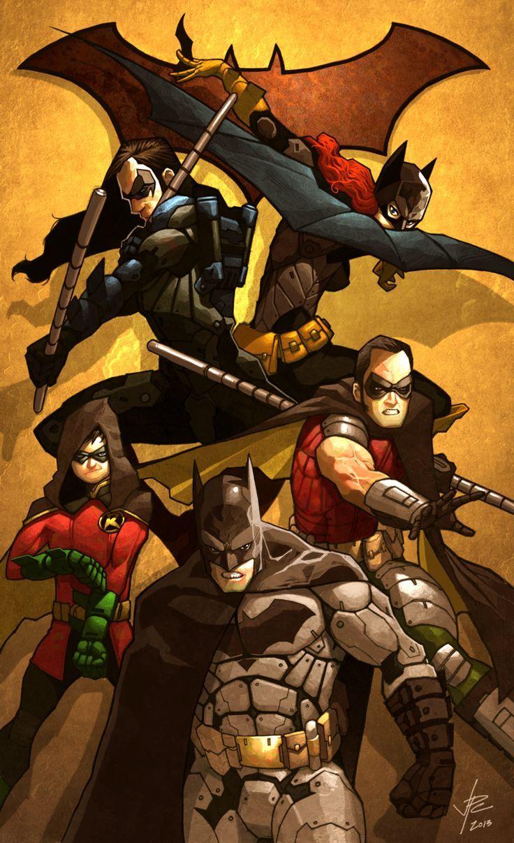 Bat family wallpapers  Batman comics Wayne family Batman family