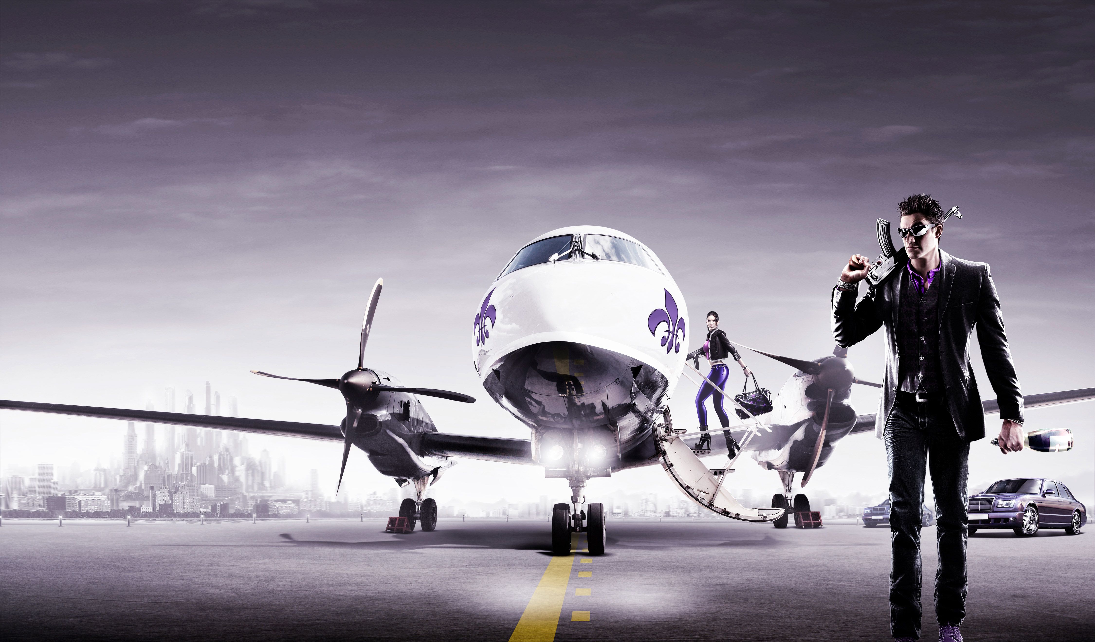 Saints Row The Third Game Private Jet. Games HD 4k Wallpaper