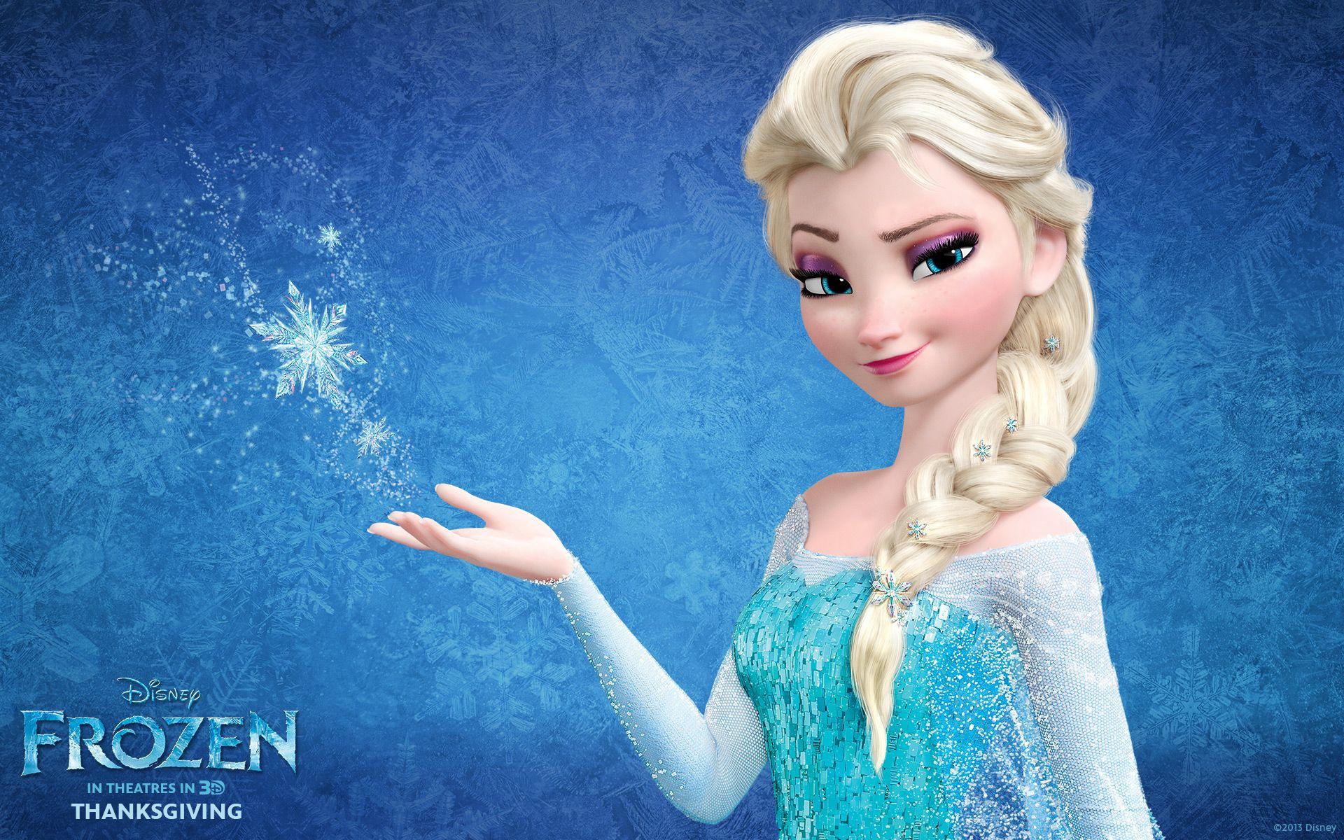 Snow Queen Elsa in Frozen Wallpaper