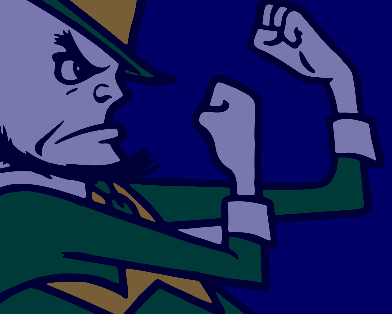 Fighting Irish Logo Wallpaper