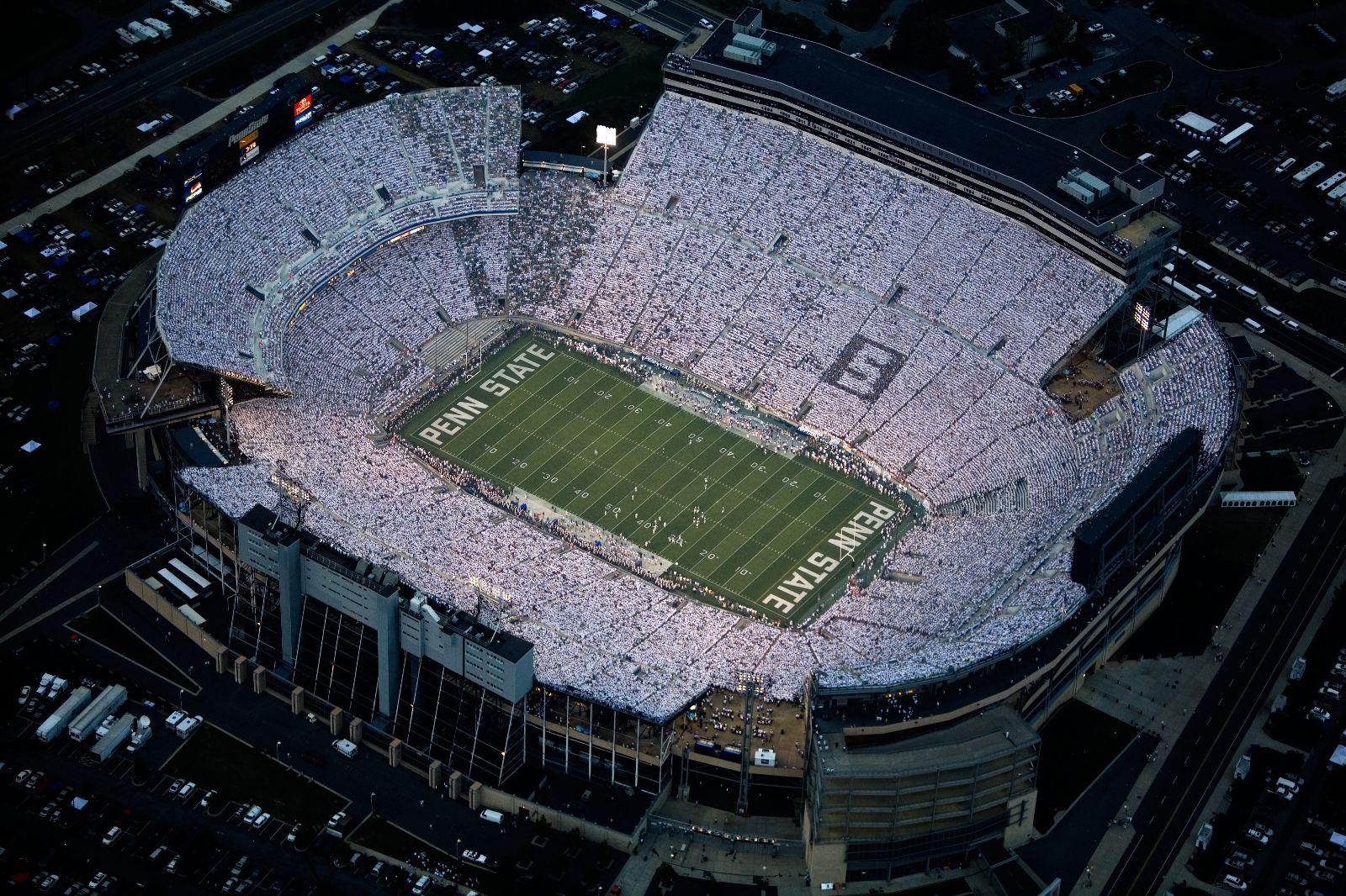 Penn State Beaver Stadium of the Nittany Lions Out