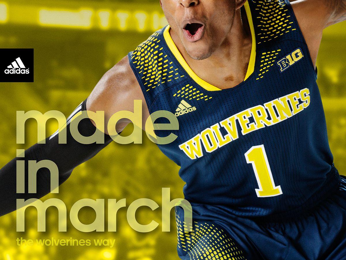 Michigan, Adidas Unveil Made In March Uniforms For Postseason