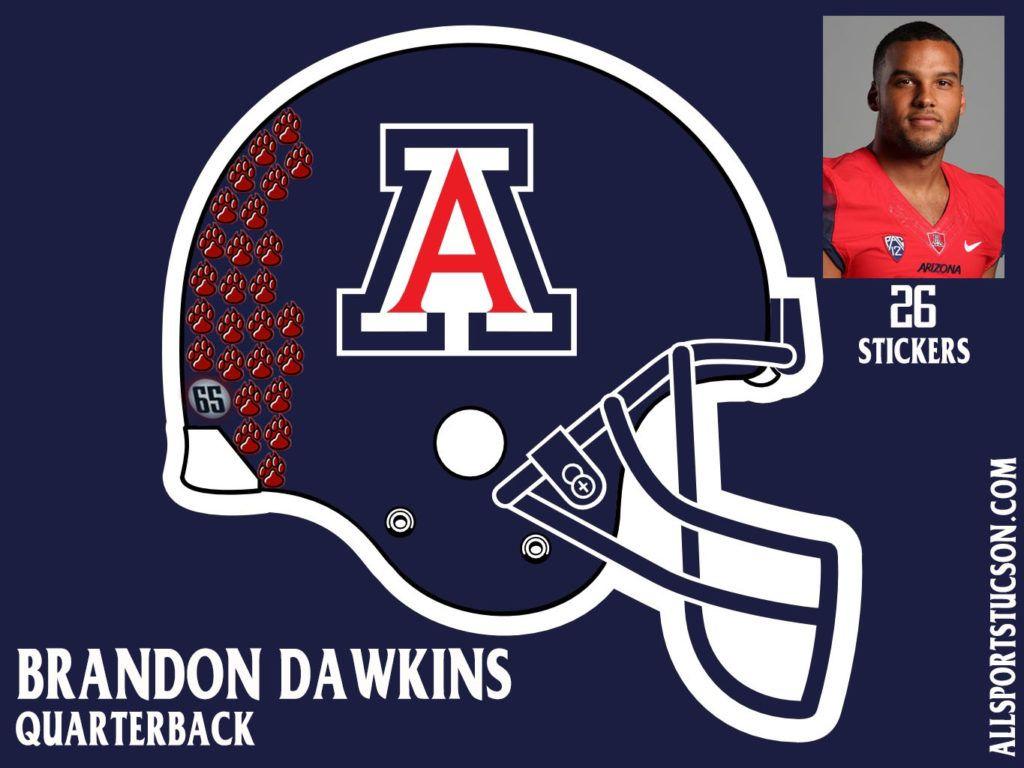 Arizona Wildcats helmet stickers: Week 4