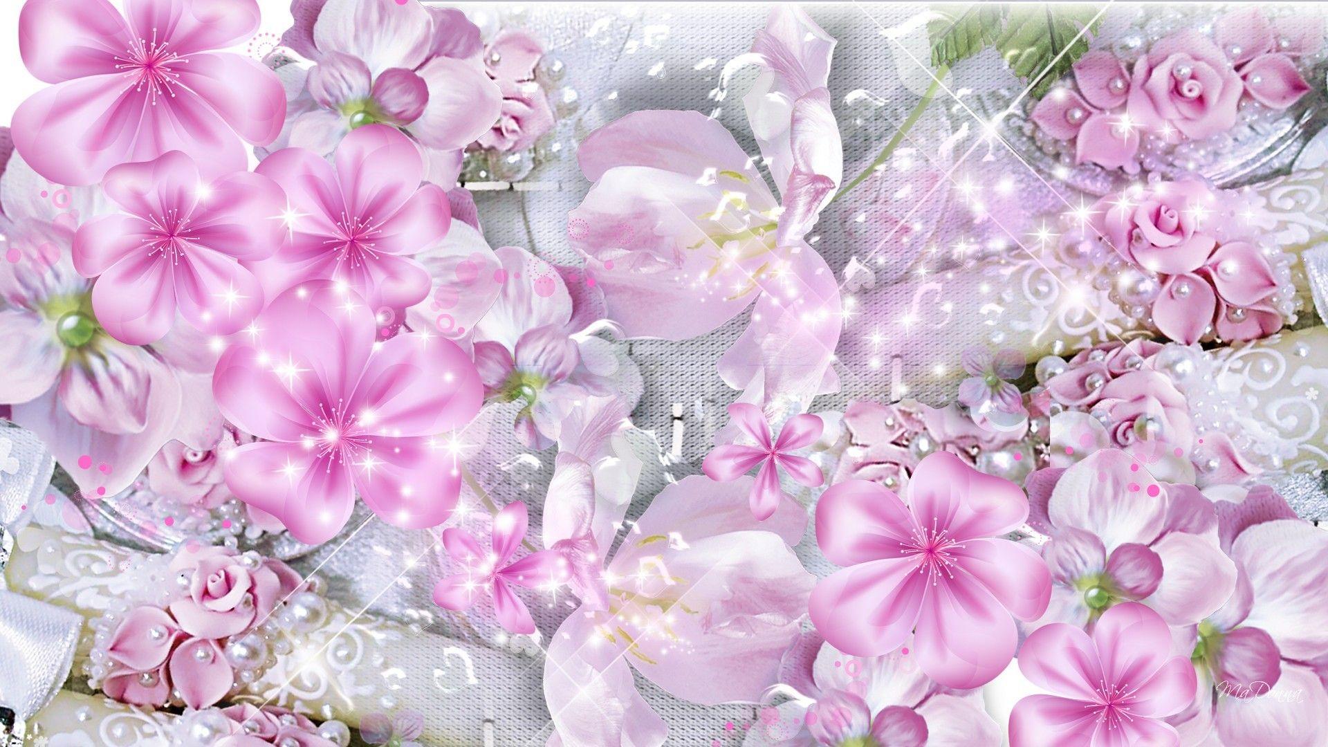 Pearls Tag wallpaper: Mothers Day Rose Pink Pearls MothersDay