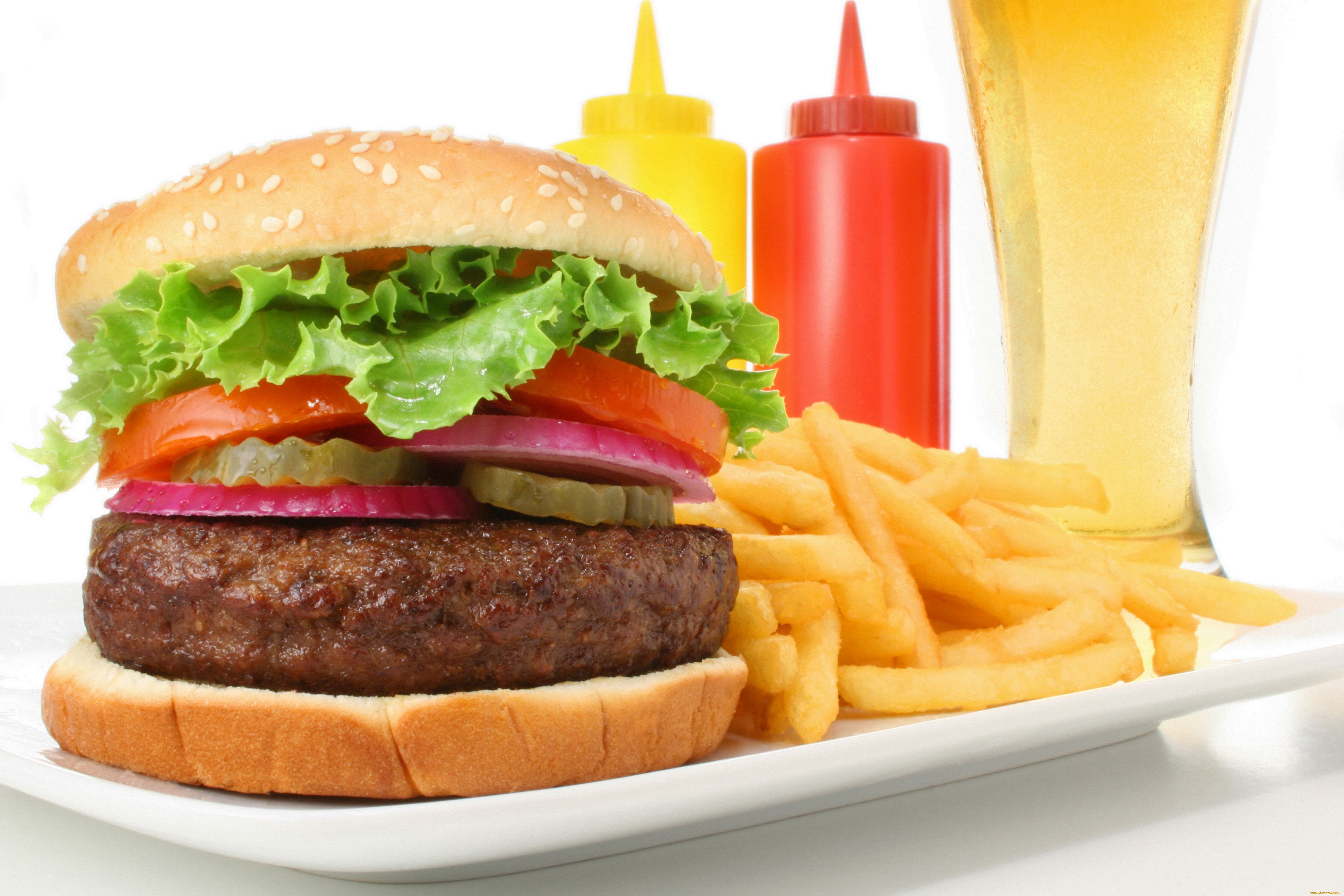 Burger HD Wallpaper