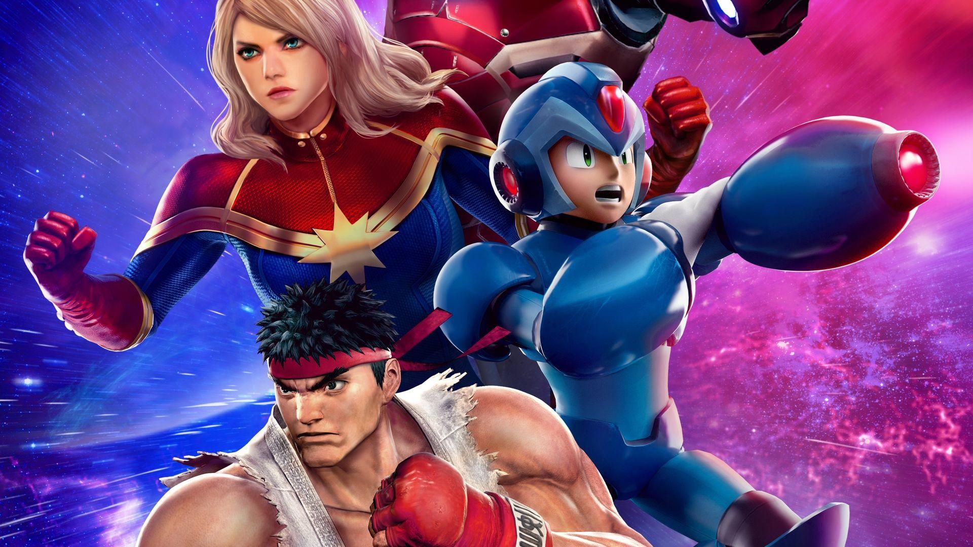 Marvel vs Capcom Infinite Ryu Mega M. Wallpaper