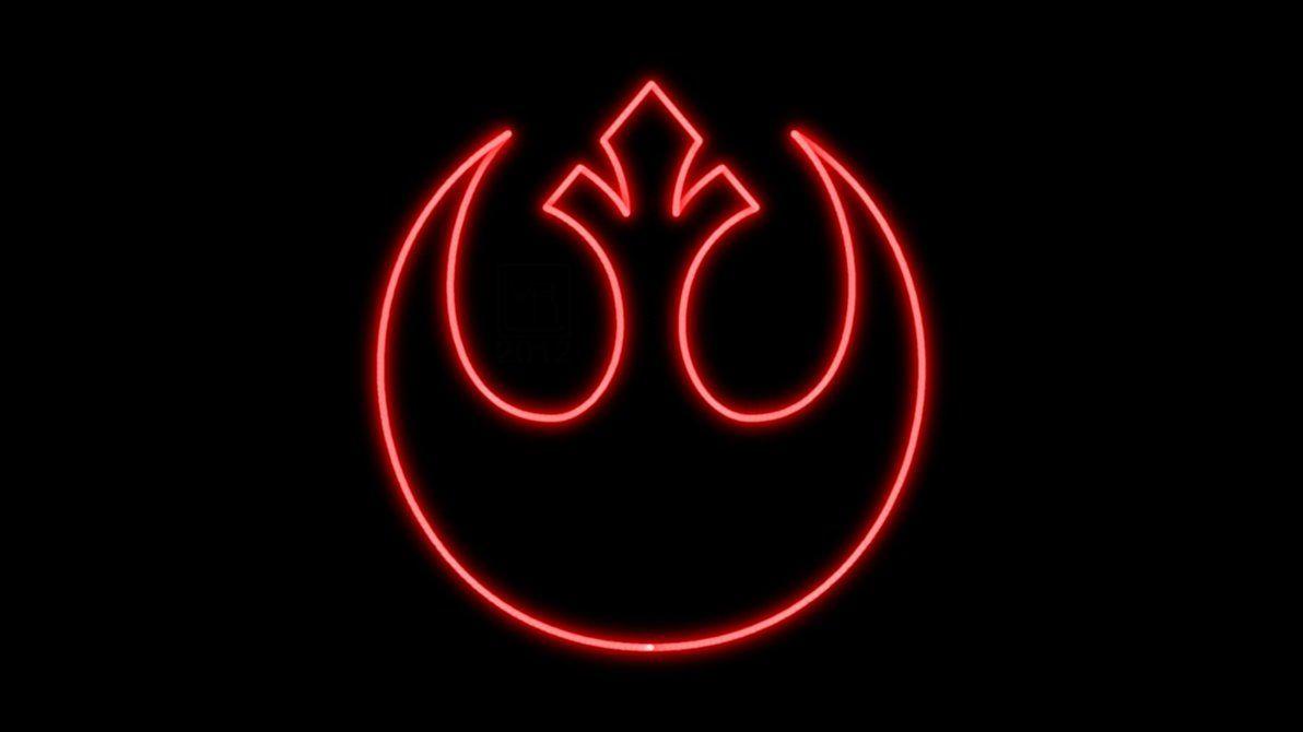 Star Wars: Rebel Alliance Neon Logo WP