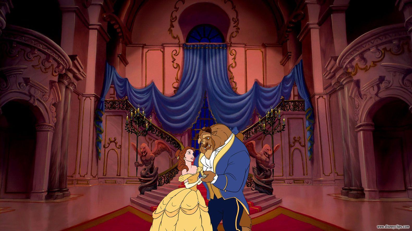Beauty and the Beast Desktop Wallpaper. Disney's World of Wonders
