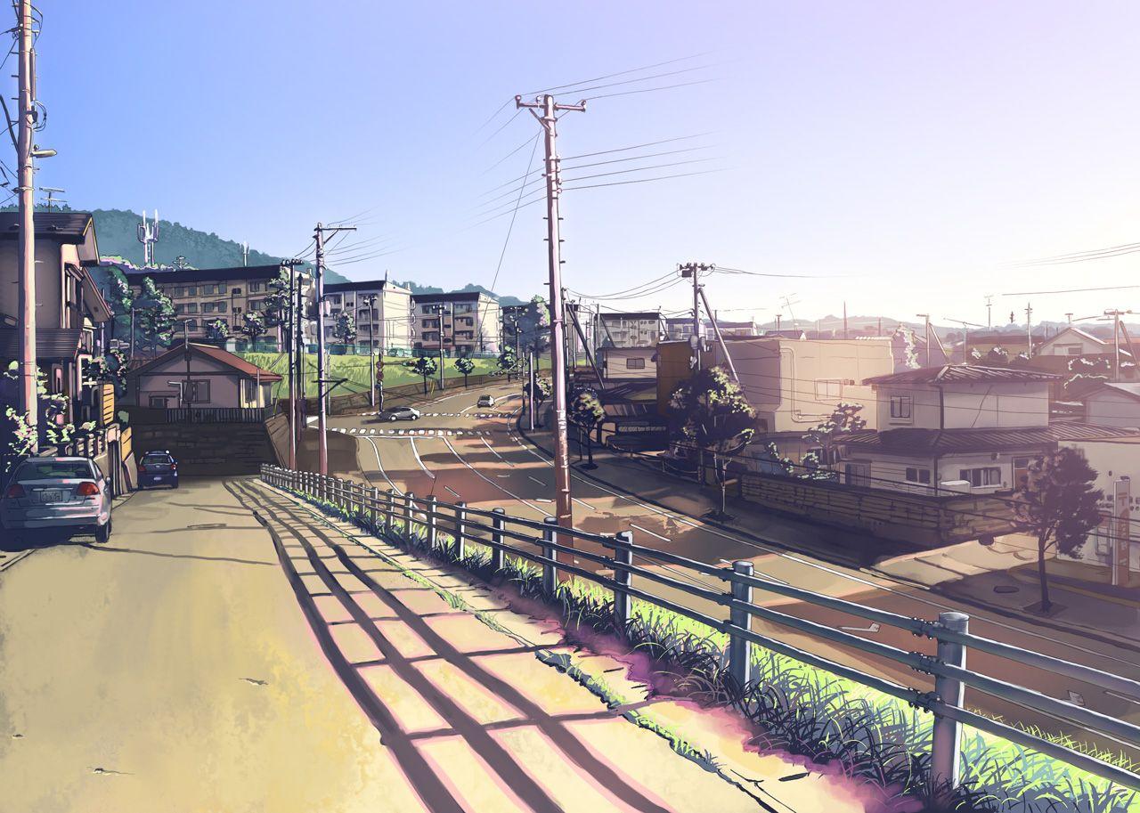 Anime City Wallpaper 1200x900 px. Art