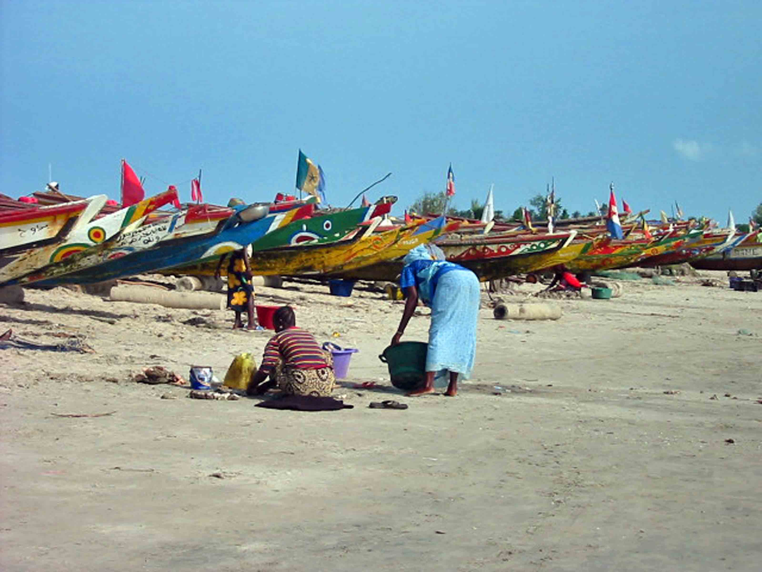 Sanyang Boats Gambia. HD Wallpaper High Definition Picture