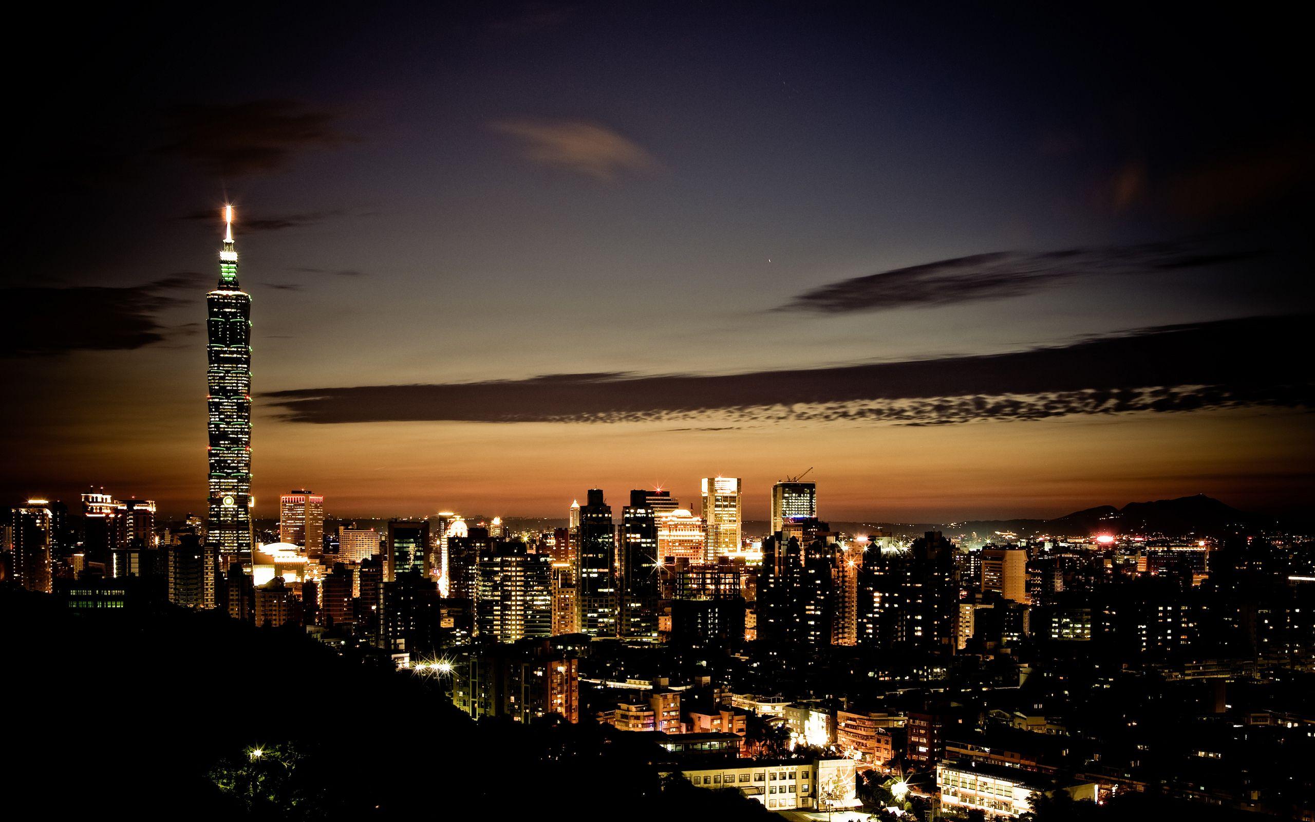 Taipei Skyline Wallpaper