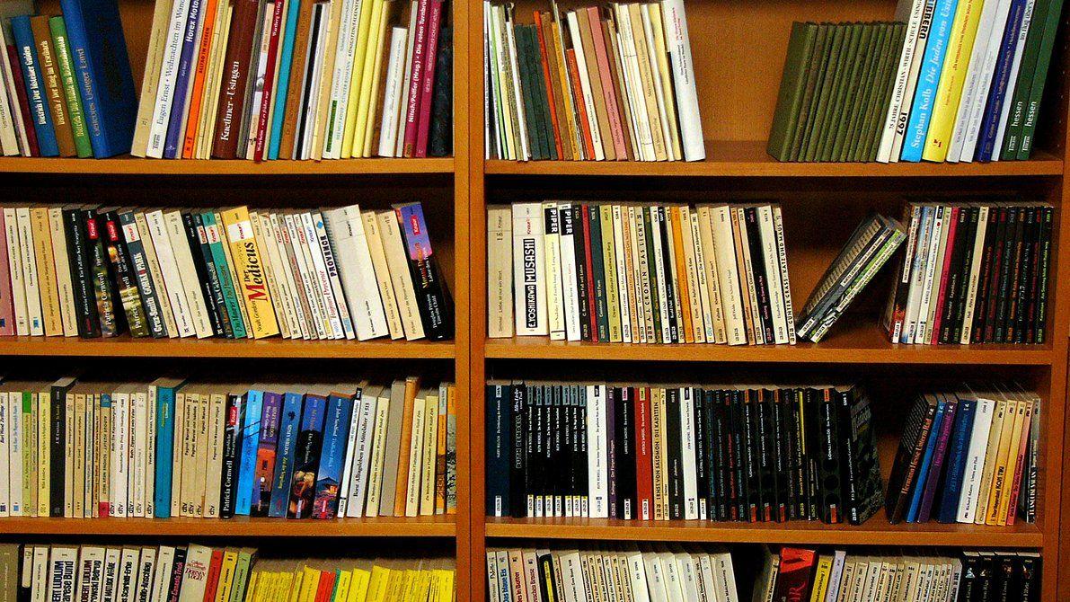 Background For Bookshelf Colorful Background