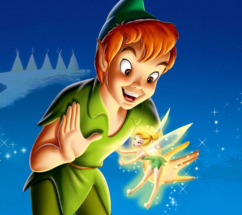 and Peter Pan Wallpaper, wallpaper, Tinkerbell and Peter Pan