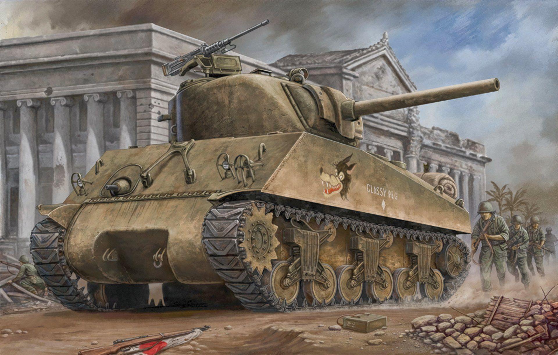 M4 Sherman HD Wallpaper