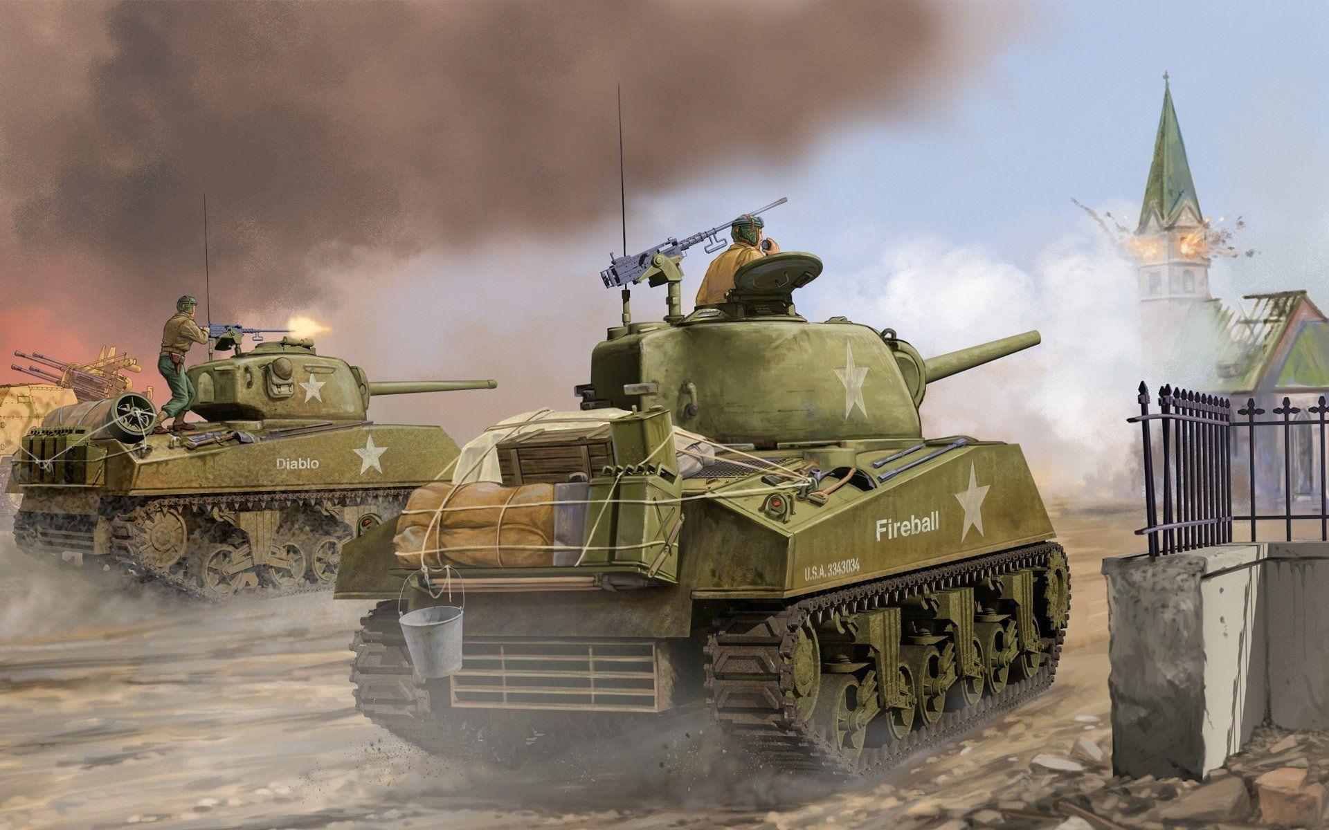 M4 Sherman HD Wallpaper