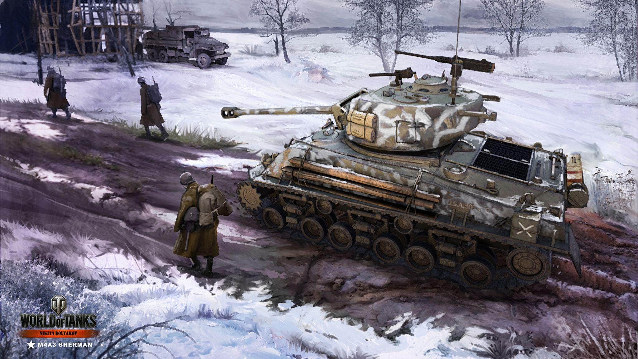 Image Games WOT M4 Sherman Tanks M4A3 Sherman Nikita 2048x1152