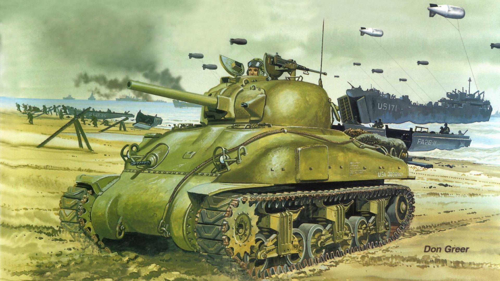 Sherman Tank Wallpaper Ww2
