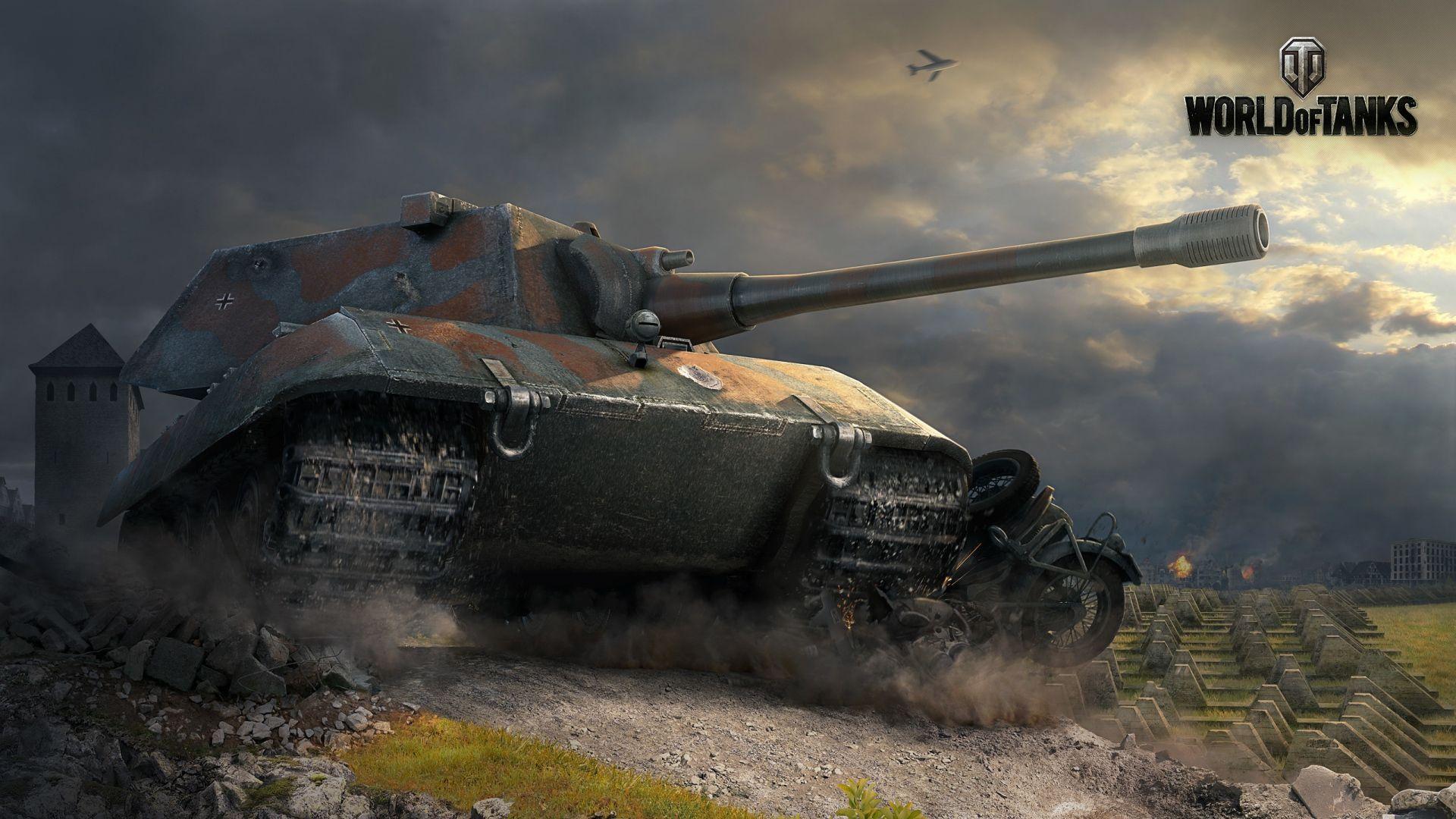 Download Wallpaper 1920x1080 World of tanks, Tank, M4 sherman Full