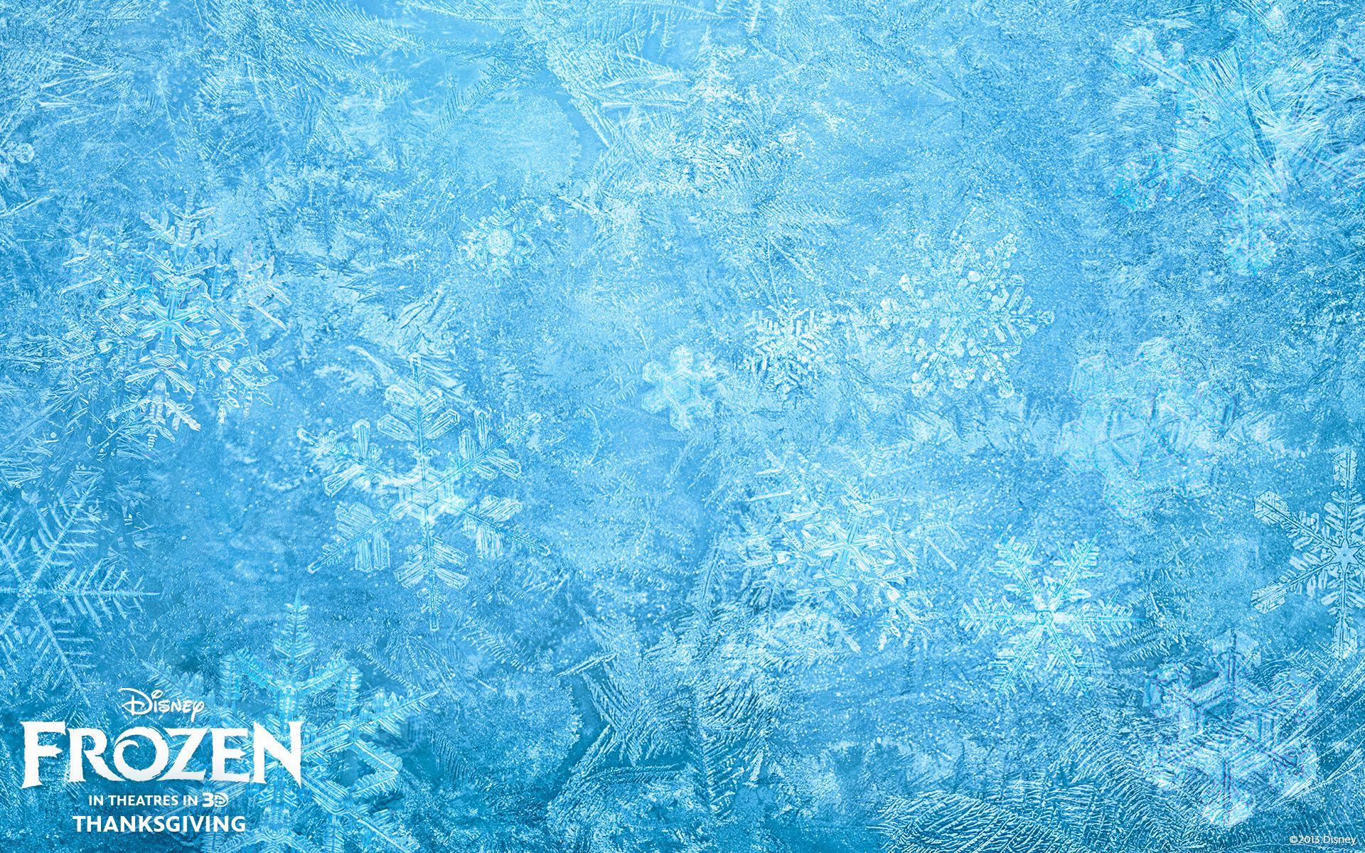 Ice Background From Disney's Frozen Desktop Wallpaper