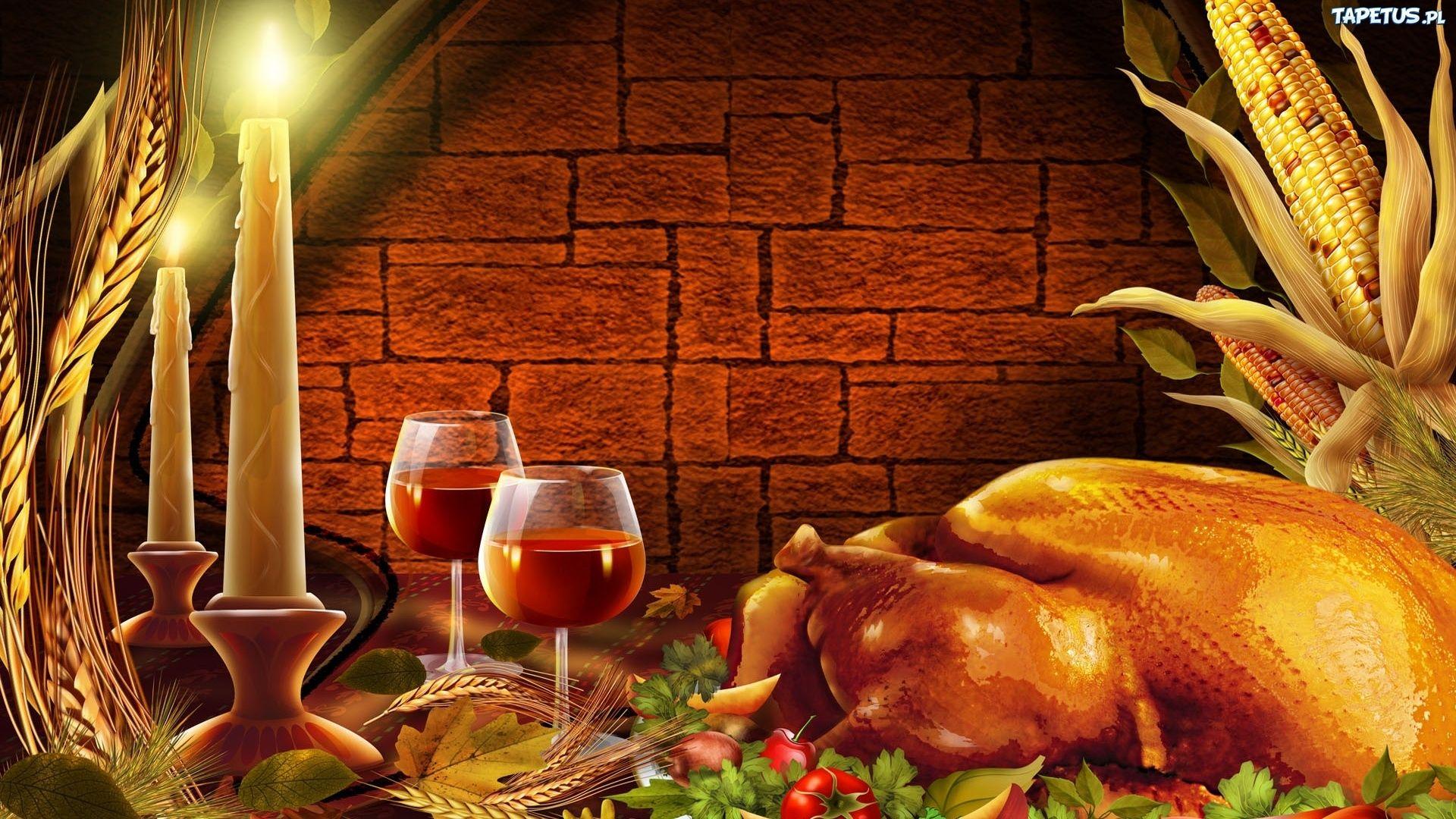 Thanksgiving dinner wallpaper hd