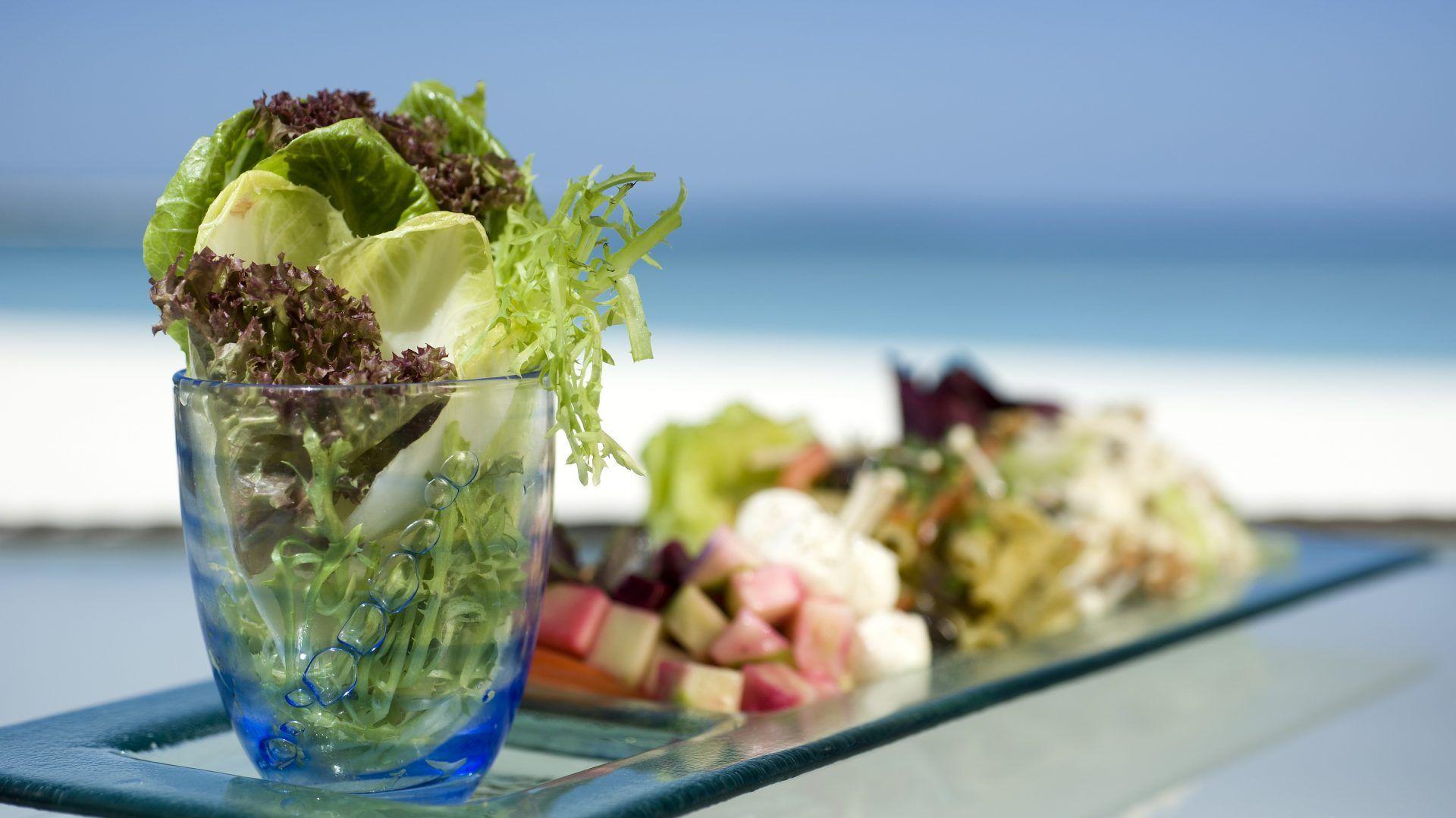 Dinner Tag wallpaper: Ocean Salad Sea Food Tahiti Sand Dine View