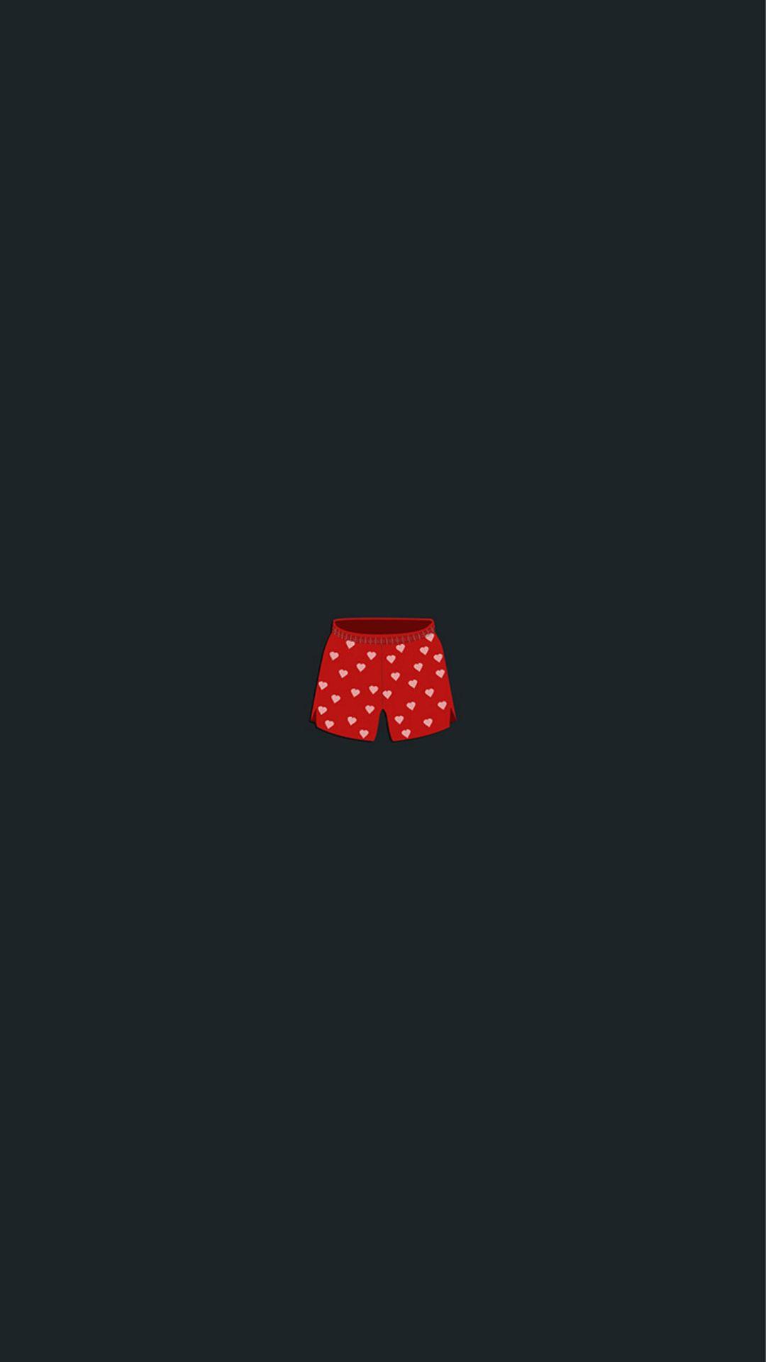 Pants Minimal Red Dark Illust Art #iPhone #plus #wallpaper