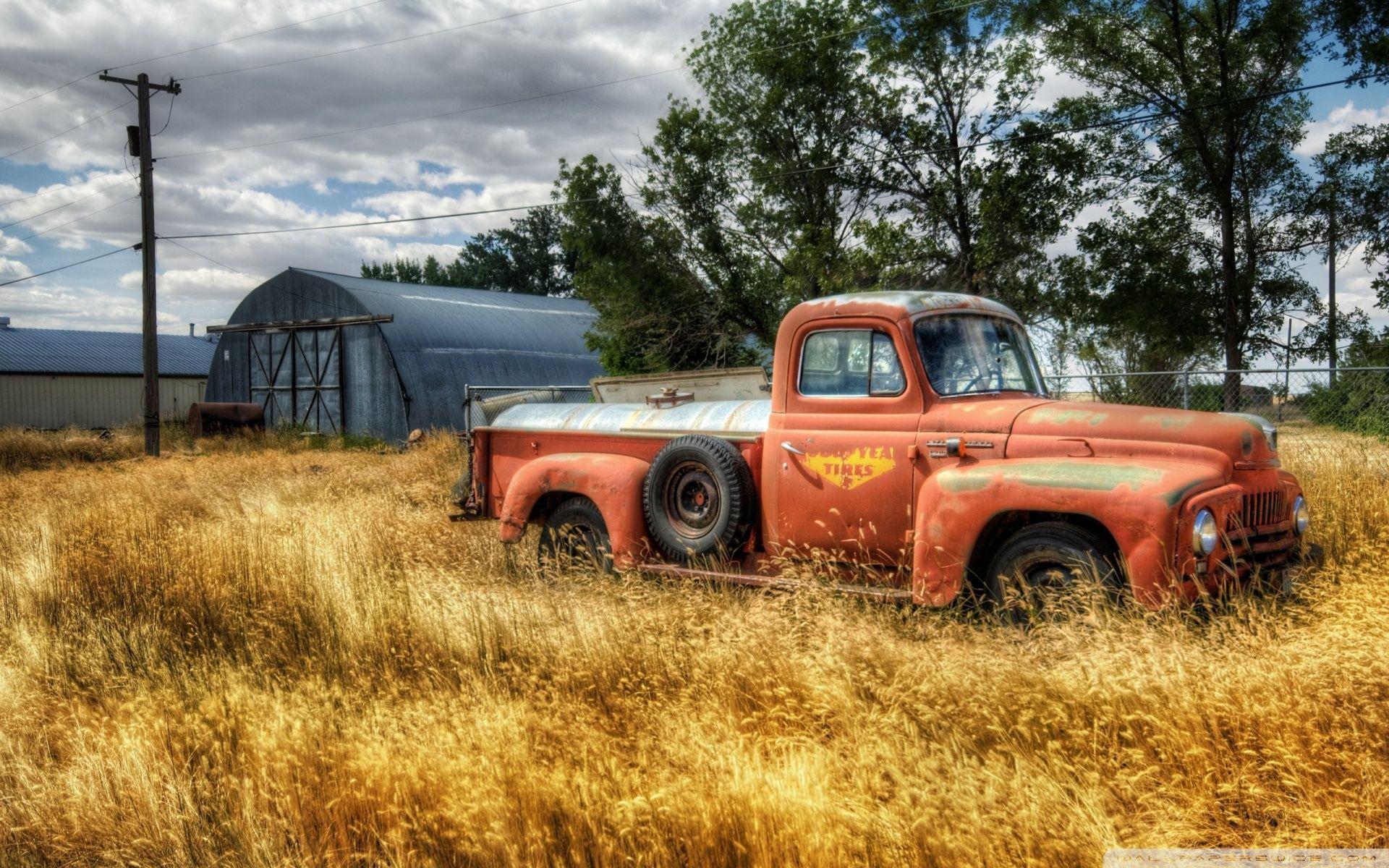 Classic Truck HD desktop wallpaper, High Definition, Fullscreen