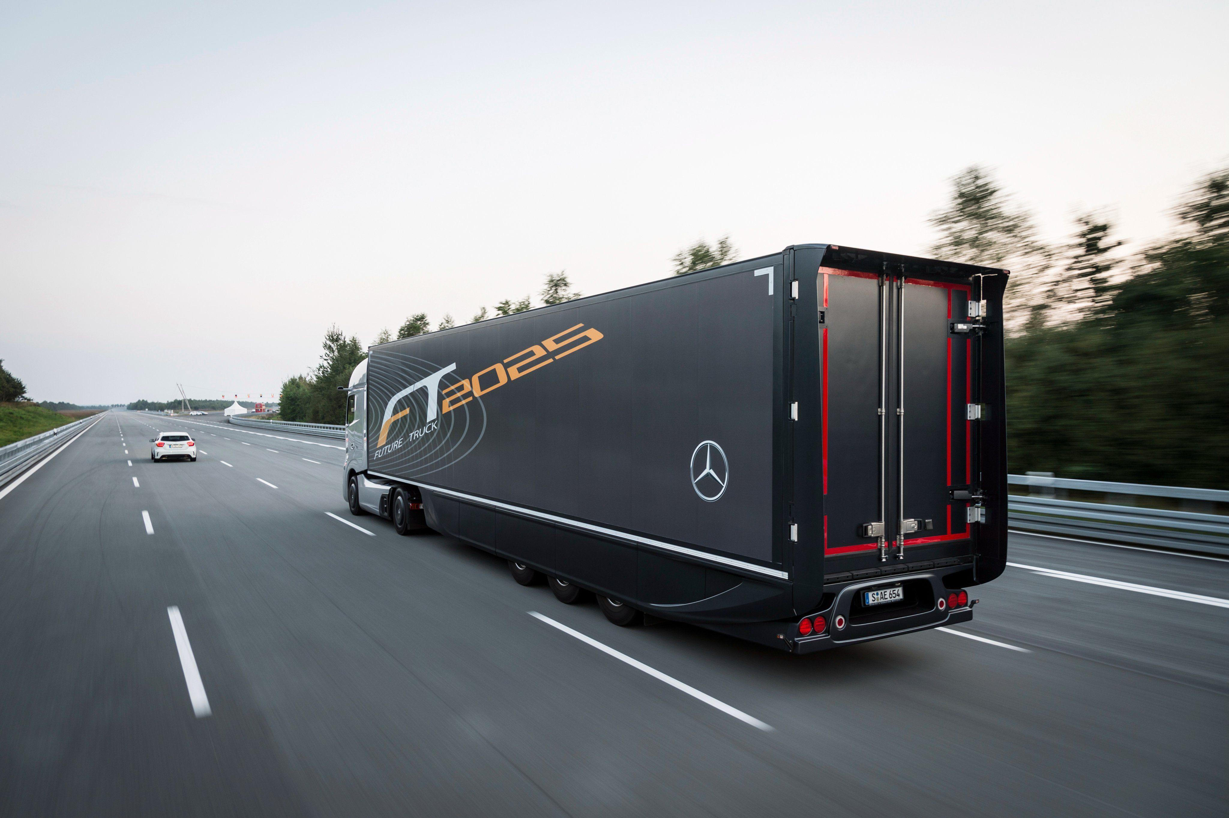 Mercedes Benz Future Truck 2025 semi tractor wallpaper