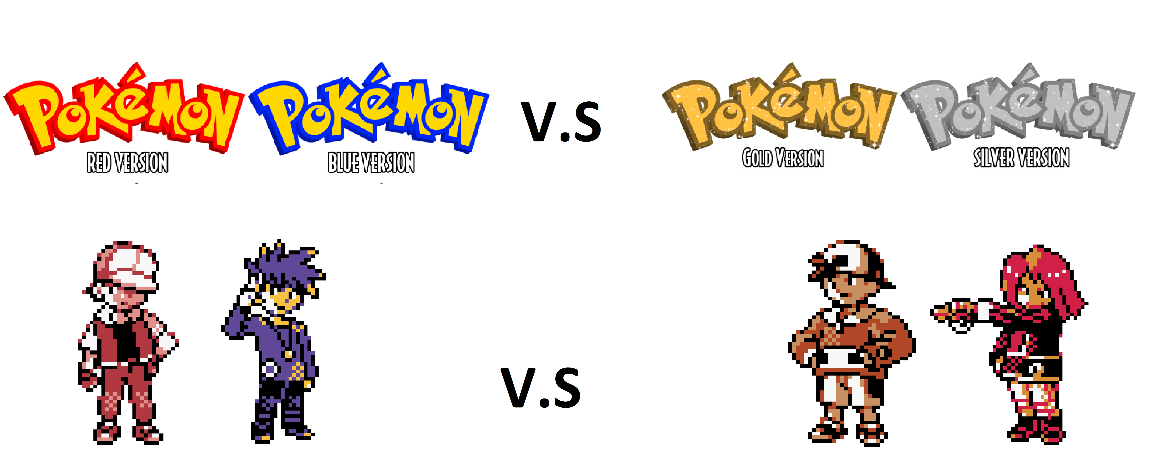 Pokemon Red Vs Gold Wallpapers Wallpaper Cave