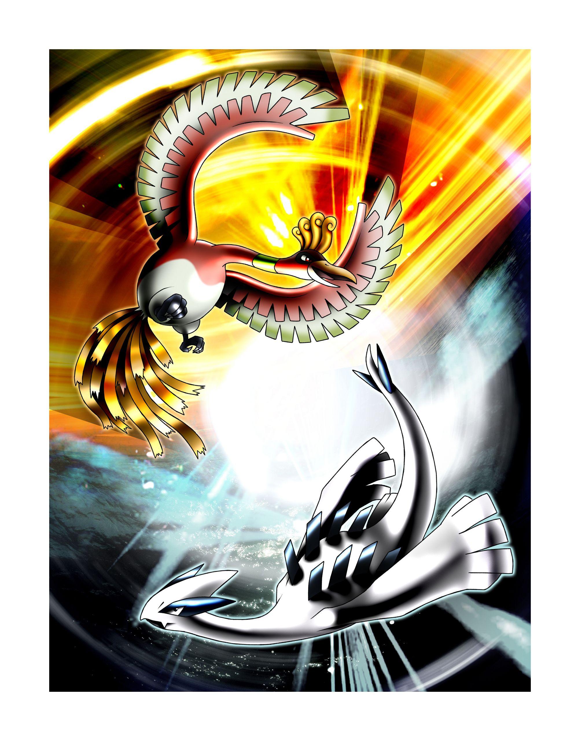 Pokemon: Heart Gold And Soul Silver Image Lugia & Ho Oh HD