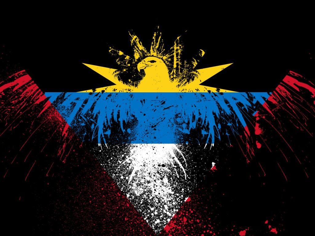 Eagles hawk flags antigua and barbuda wallpaper