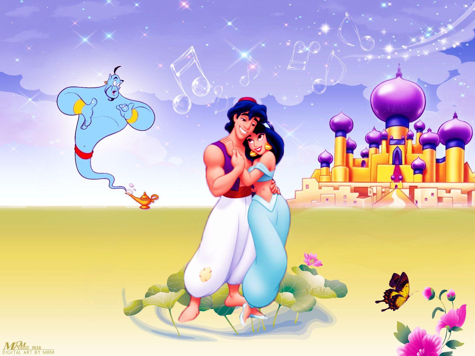 Aladdin and Jasmine image Aladdin And Jasmine HD wallpaper