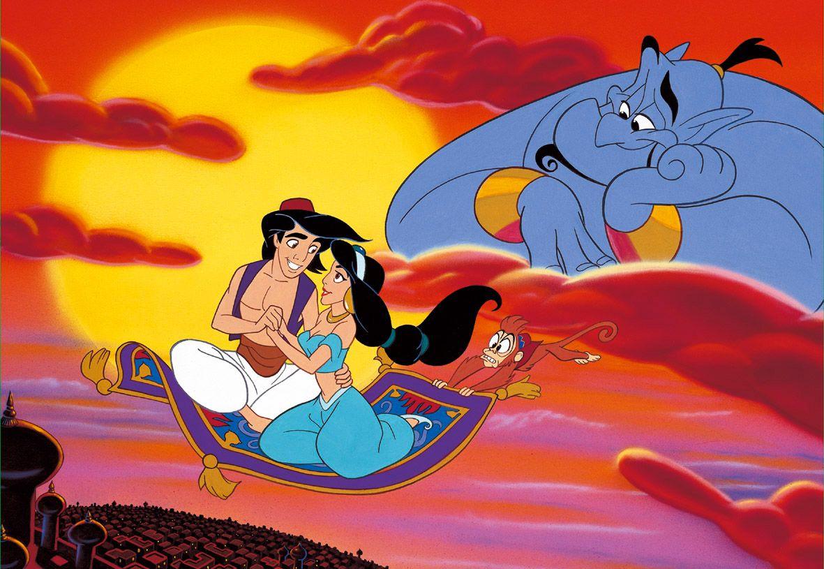 Aladdin and Jasmine Desktop Wallpaper High Resolution