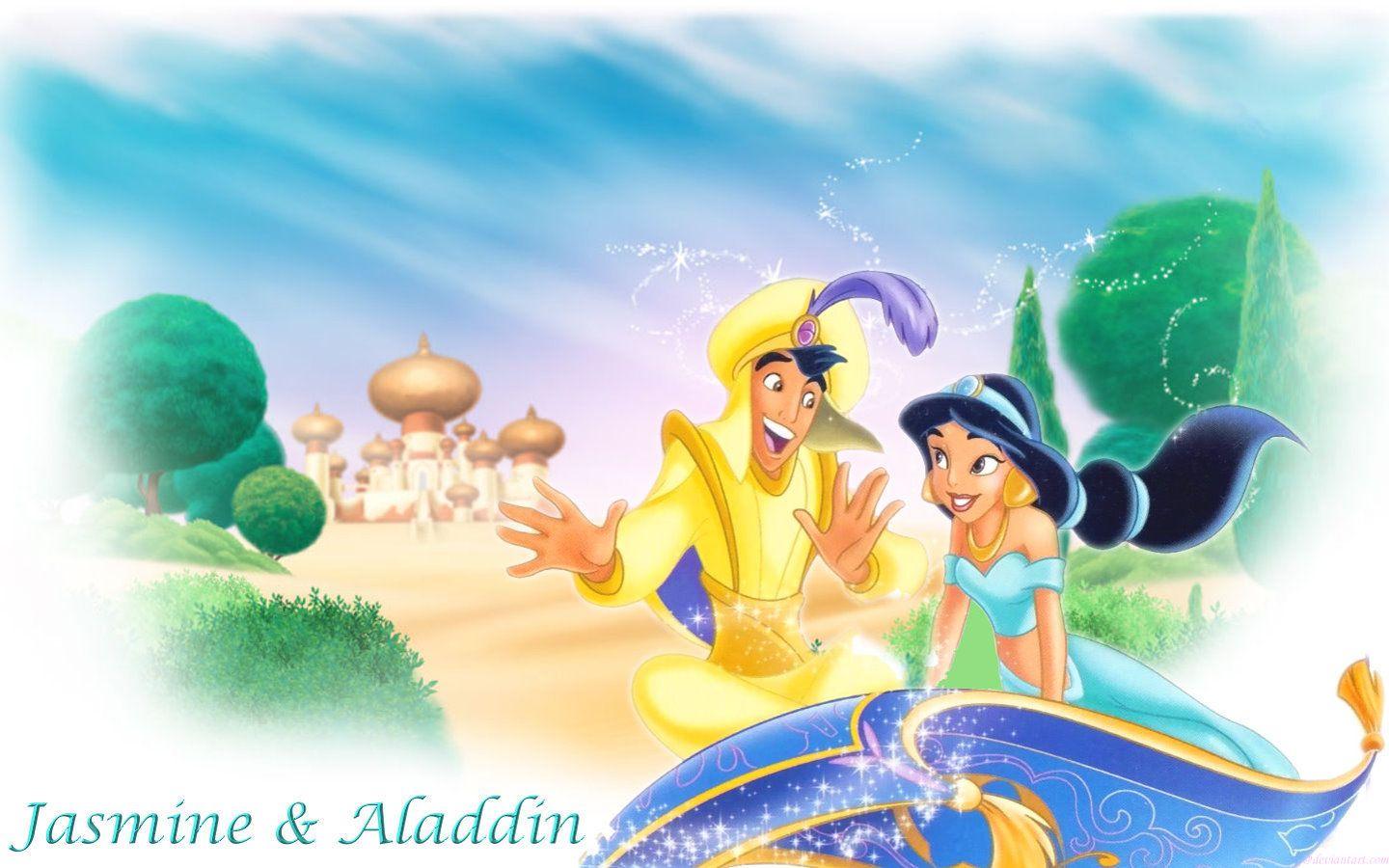 Disney Princess Valentine's Day image Aladdin & Jasmine HD