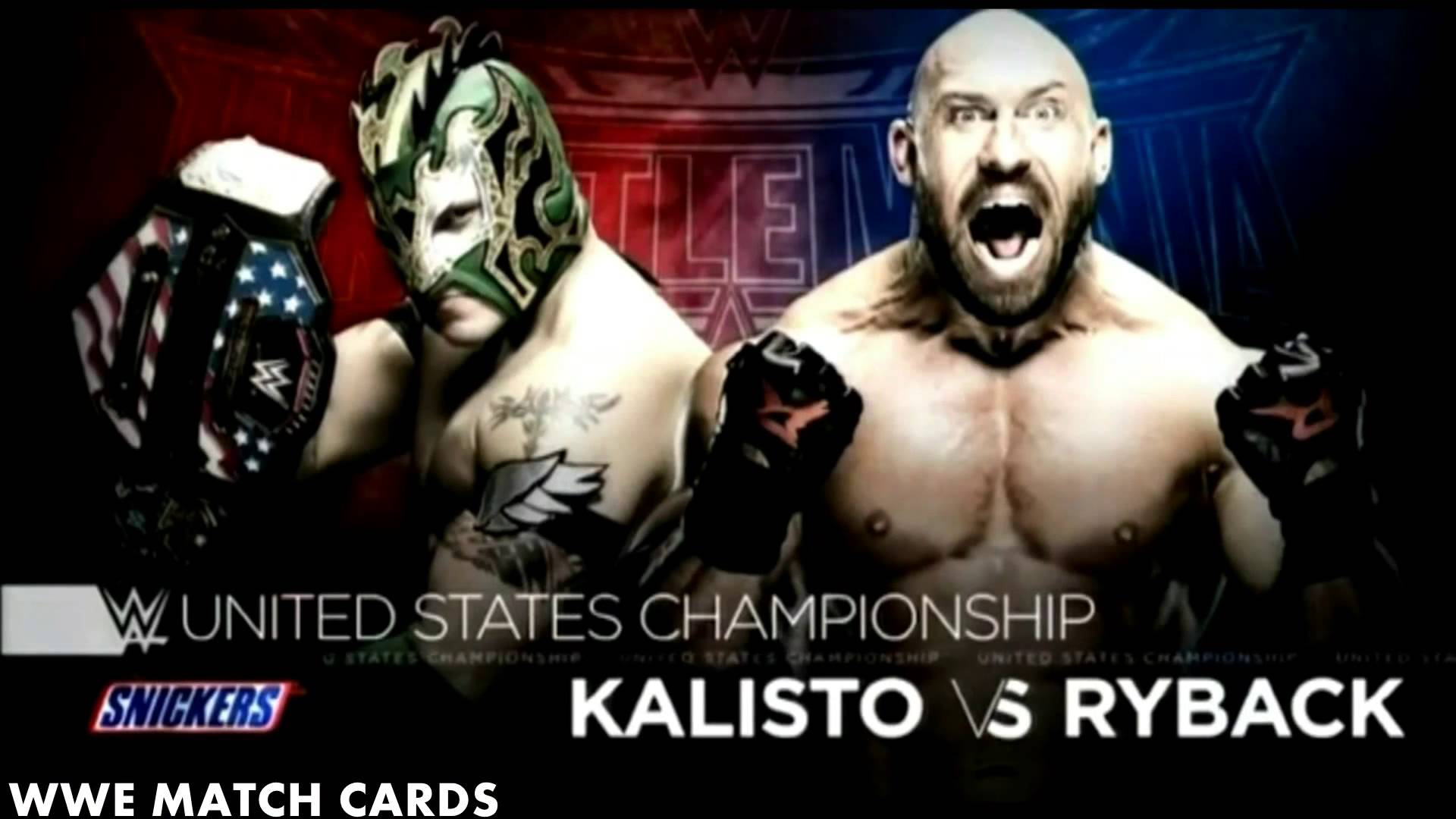 WWE Wrestlemania 32: Kalisto vs Ryback States