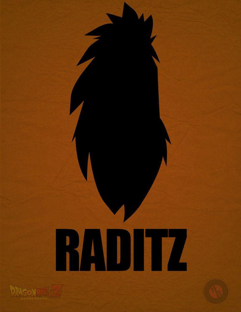 Raditz Minimalist Poster By A B Original. DRAGONBALL