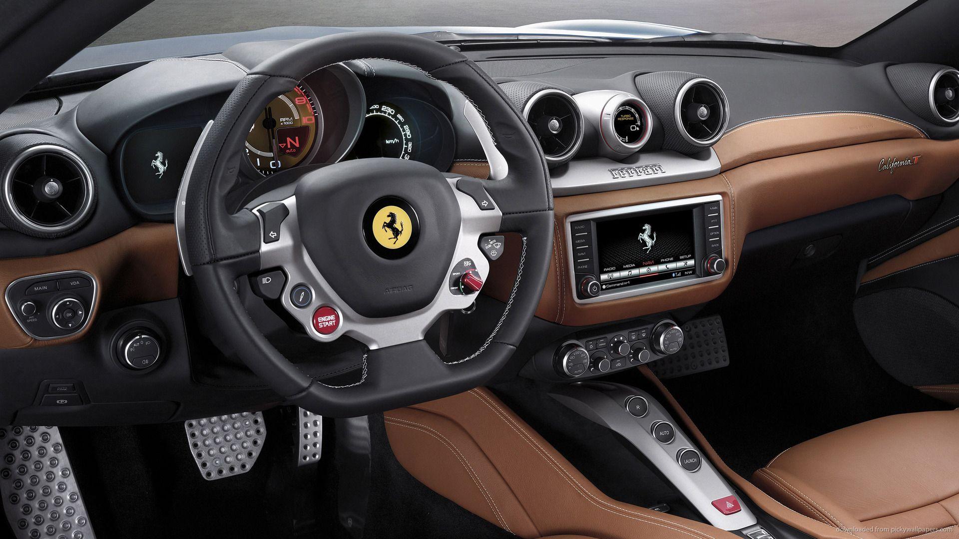 Download 1920x1080 Ferrari California T Steering Wheel Wallpaper