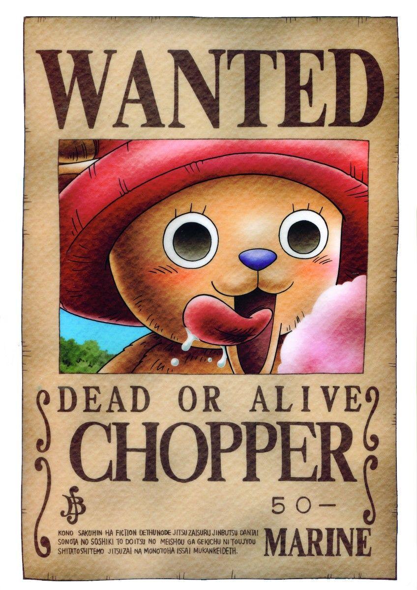 One Piece Anime Wanted Chopper Fresh New Hd Wallpapers [Your