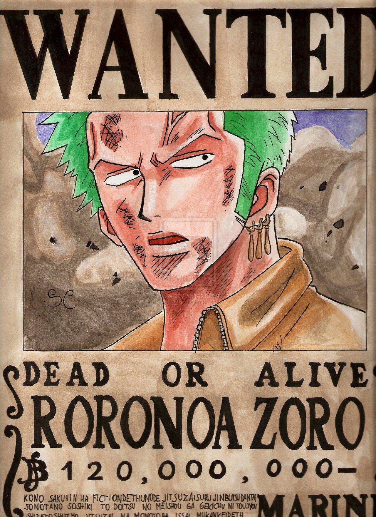 One Piece Wanted Posters Luffy image