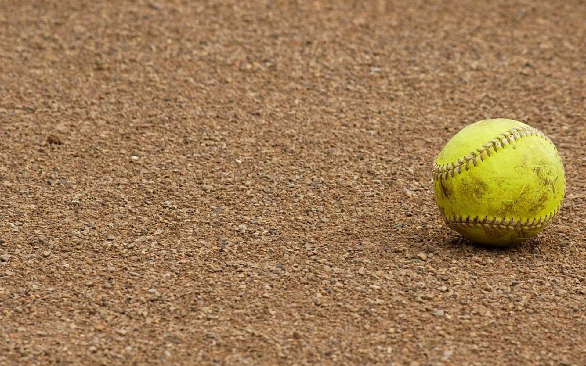 Download Cute Softball With Letters Wallpaper  Wallpaperscom