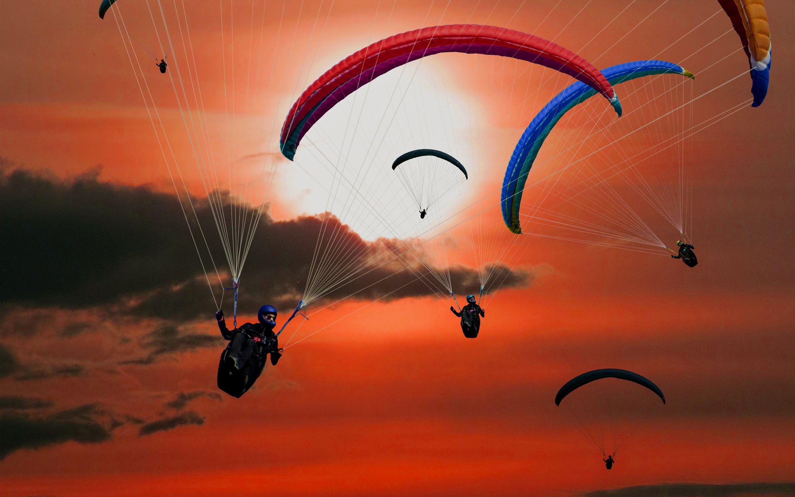 Paragliders Wallpaper