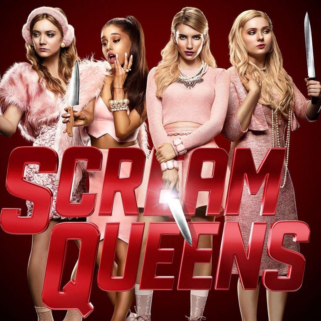 Download 1024x1024 Scream Queens 2015 TV Series Poster Wallpaper