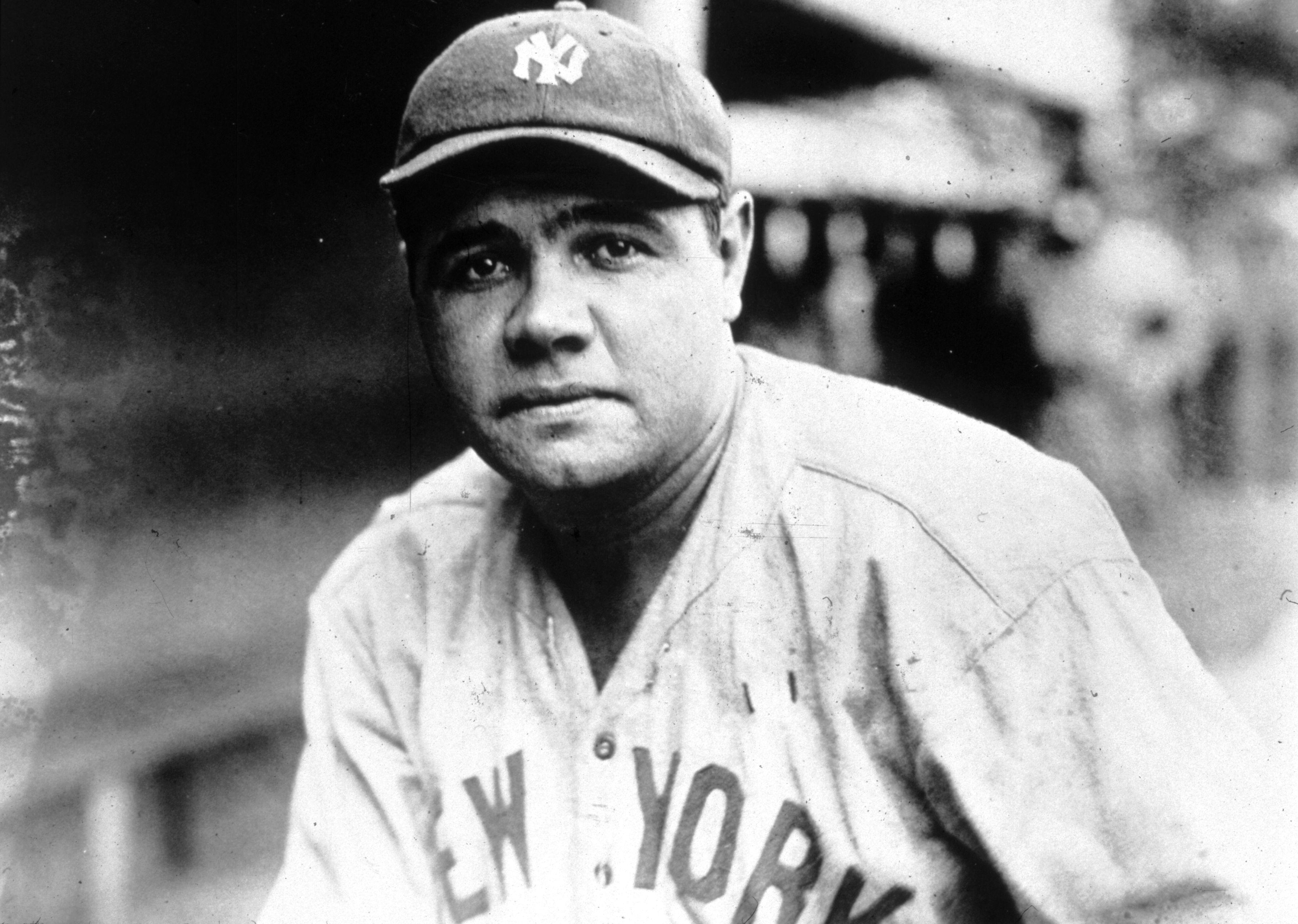 Download Babe Ruth Of New York Yankees Wallpaper