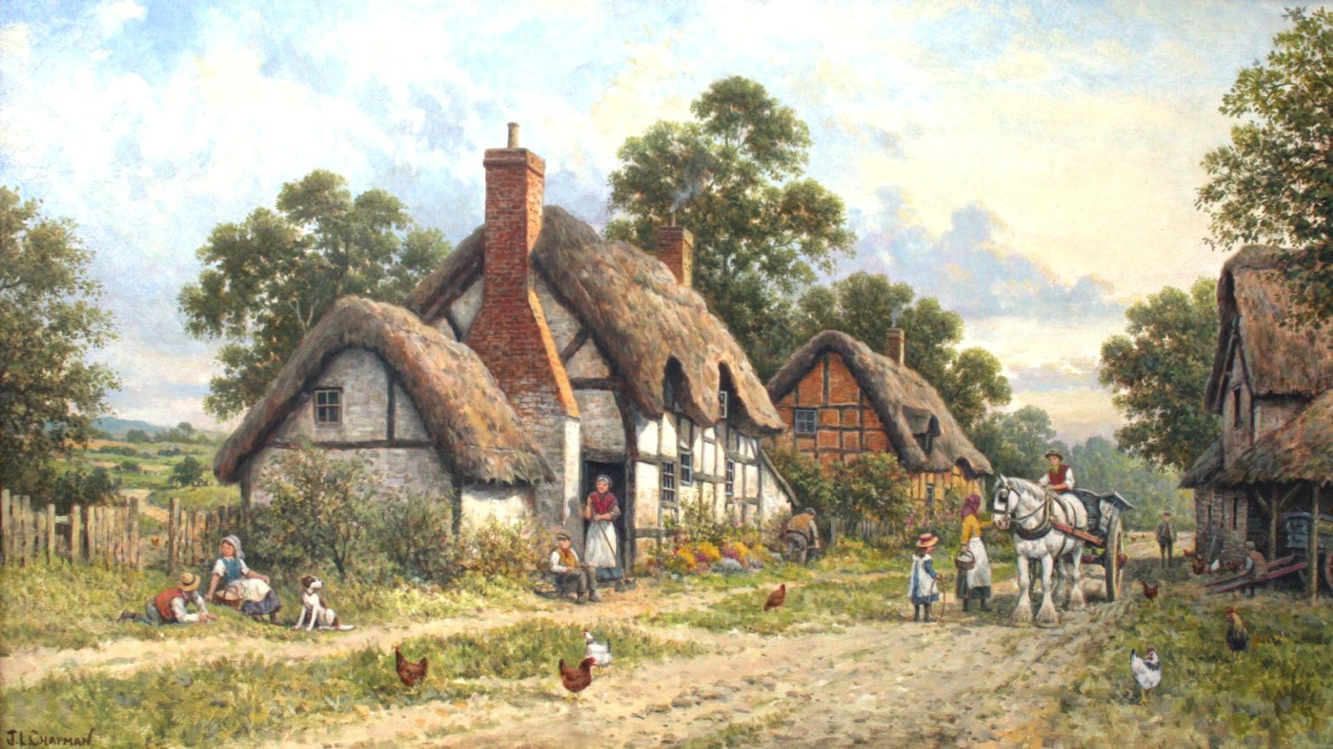 Free English cottage Wallpaper  Download The Free English cottage