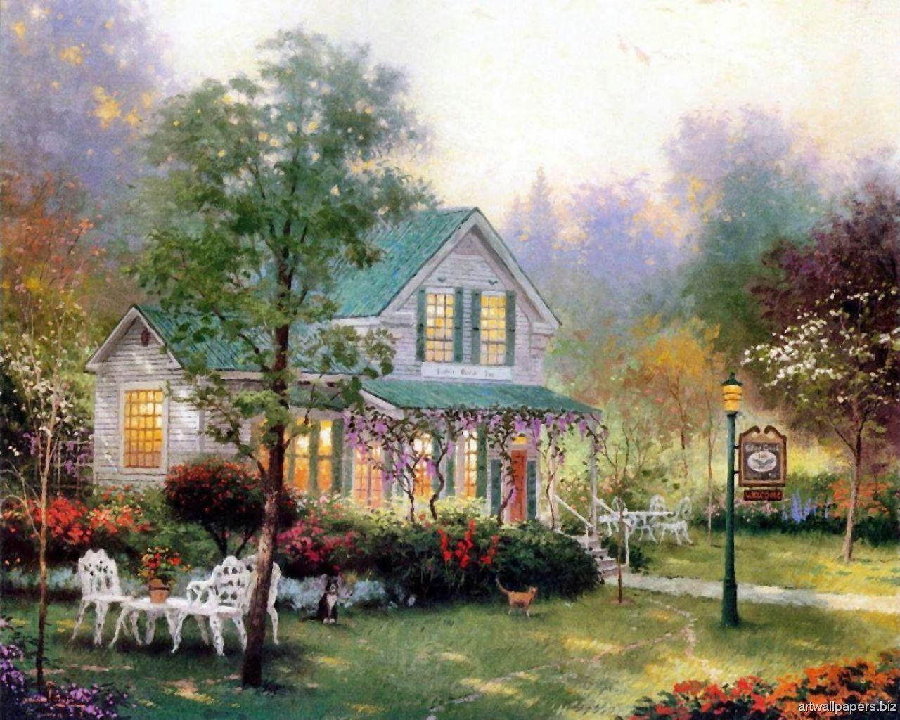 Thomas Kinkade Wallpaper For Desktop